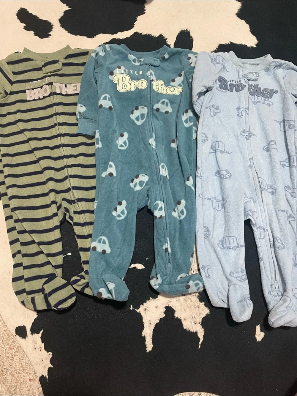 “Little Brother” Fleece Sleeper Bundle - Carters